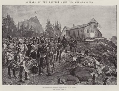Slag från den brittiska armén, Badajos av Richard Caton Woodville junior